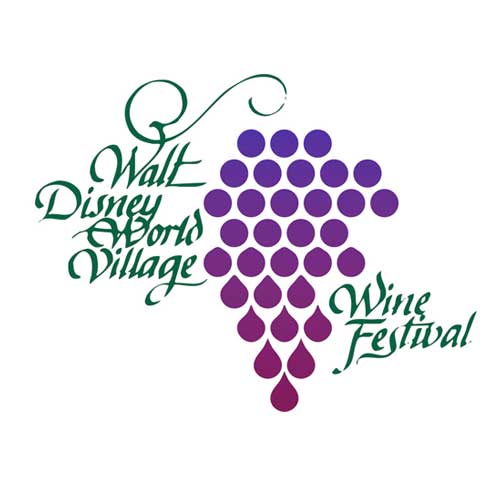 Logo design and branding for Disney World's annual Wine Festival